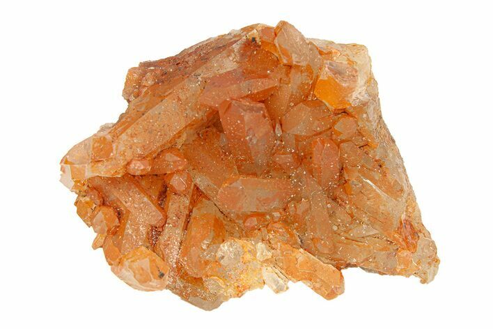 Tangerine Quartz Crystal Cluster - Brazil #289734